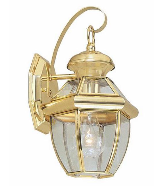 Lampe murale en cuivre antique LED lampe décorative en cuivre lampe extérieure en laiton poli