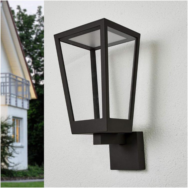 LED Outdoor Garden wall light, Light aluminium, European Classic ip65 CE ROHS